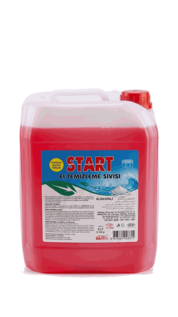 START El Temizleme Sıvısı 5 LT — Kırmızı
