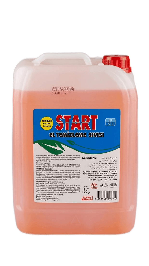 START El Temizleme Sıvısı 5 LT — Turuncu
