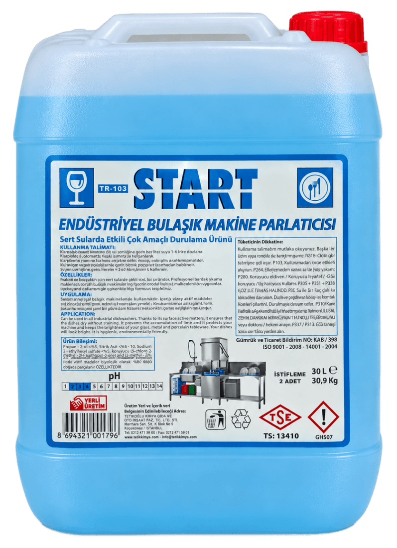 START Liquid Dishwasher Rinse Aid — Formül