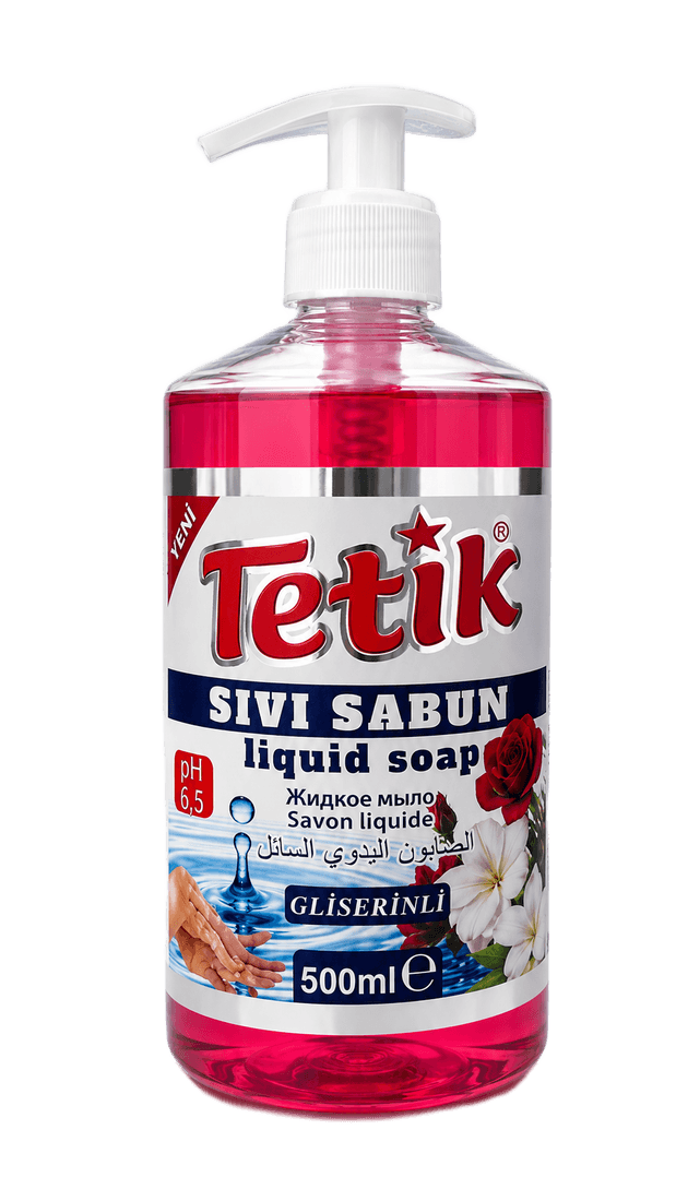 TETİK Sıvı El Sabunu 500 GR — Kırmızı