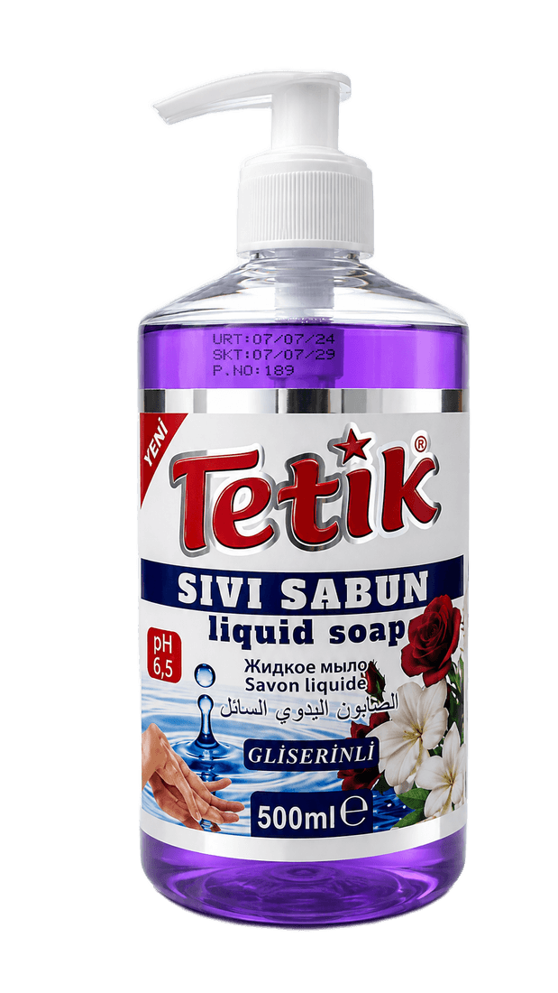TETİK Sıvı El Sabunu 500 GR — Mor