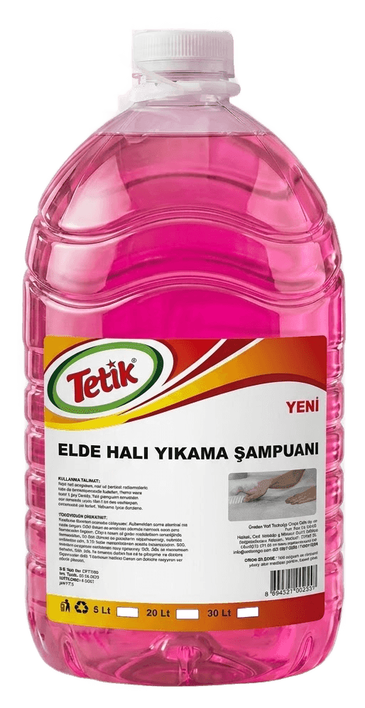 TETİK شامپو فرش 5 کیلوگرم — صورتی