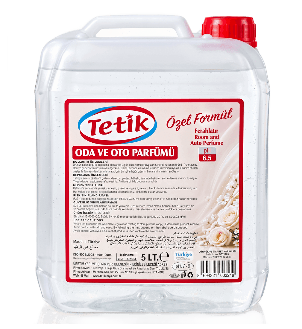 TETİK خوشبوکننده هوا — فرمول ویژه (قرمز) 5 کیلوگرم — شفاف