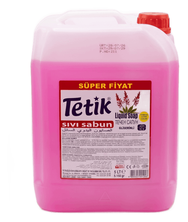 TETİK Jabón líquido de manos 5 kg — Rosa