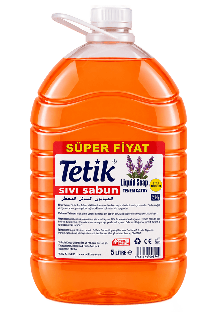 TETİK صابون سائل لليدين — Extra (برتقالي)