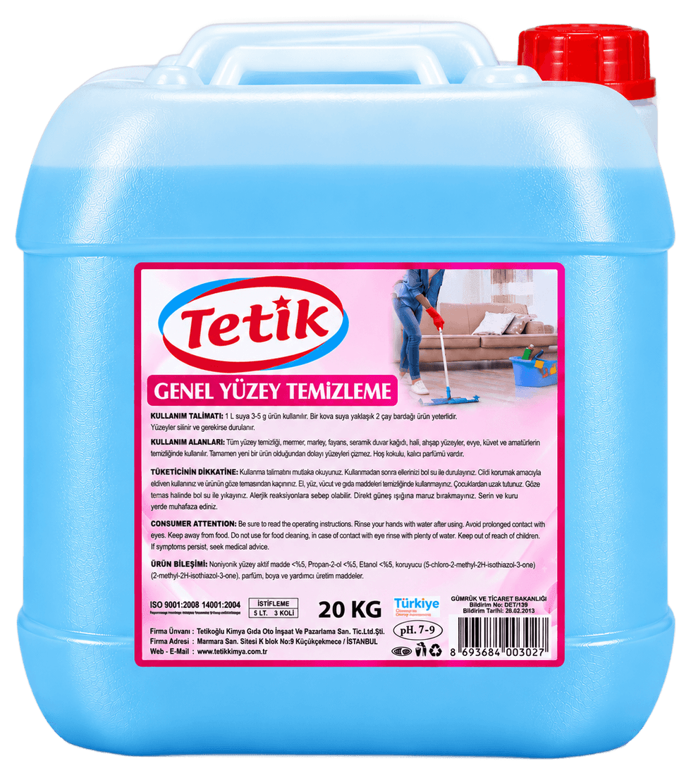 TETİK Oberflächenreiniger 20 kg — Blau