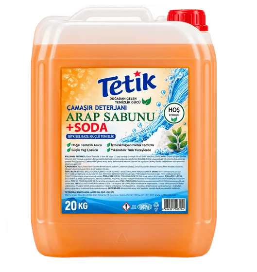 TETİK منظف غسيل بالصابون البوتاسي والصودا 20 كغ