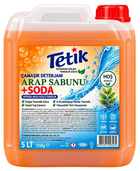 TETİK منظف غسيل بالصابون البوتاسي والصودا 5 كغ