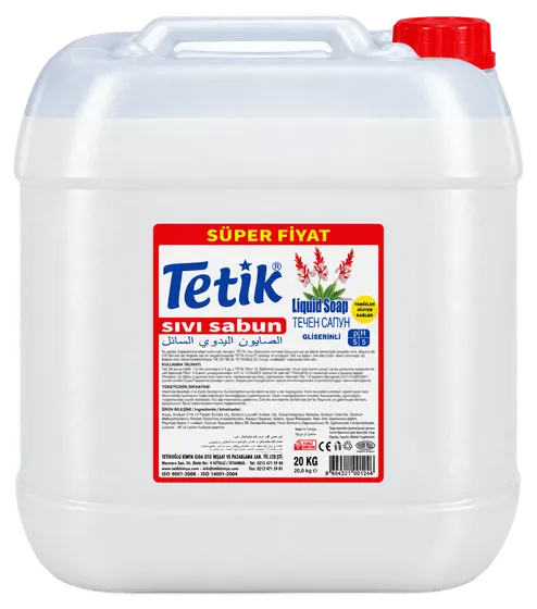TETİK صابون سائل لليدين — Super Extra (أبيض) 20 كغ