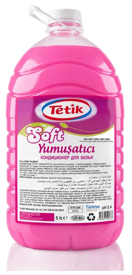 TETİK منعّم الأقمشة Soft (عبوة PET) 5 كغ — PET